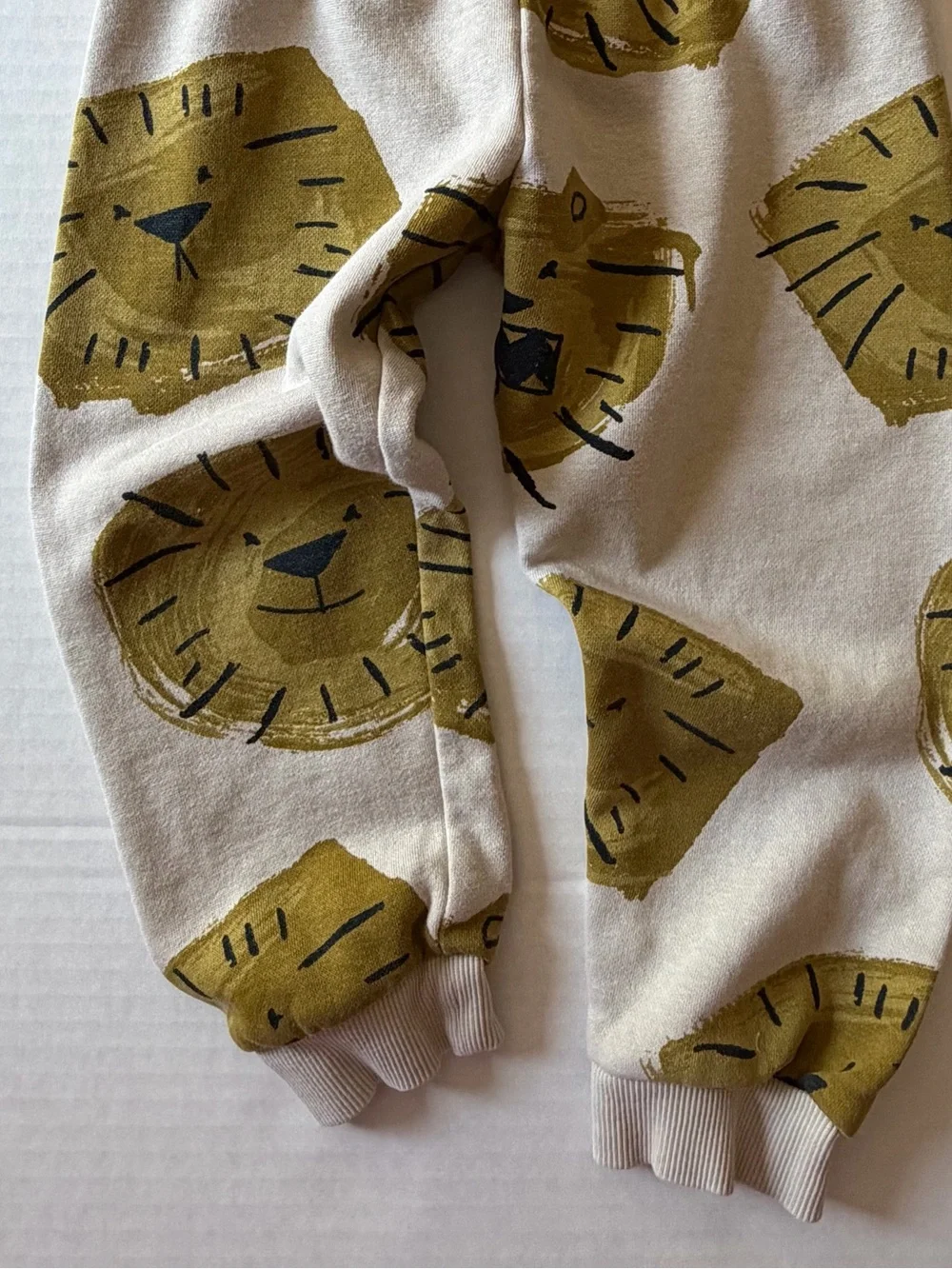 H&M Kids Lion Print Sweatshirt Jogger 2 Piece Set 2-3Y